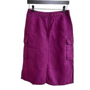 Patagonia Magenta Cargo Midi Skirt